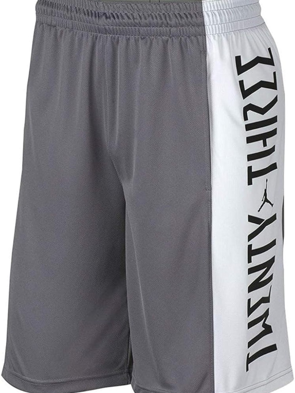Nike Dri -Fit Men's Jordan Retro 11 Basketball Shorts (Gunsmoke/White) Size L